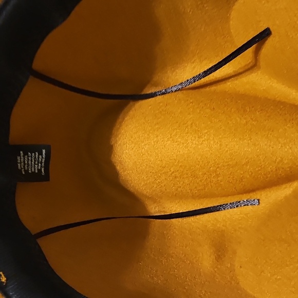 Stylish Orange Wide-Brim Hat One Zise - Picture 6 of 6